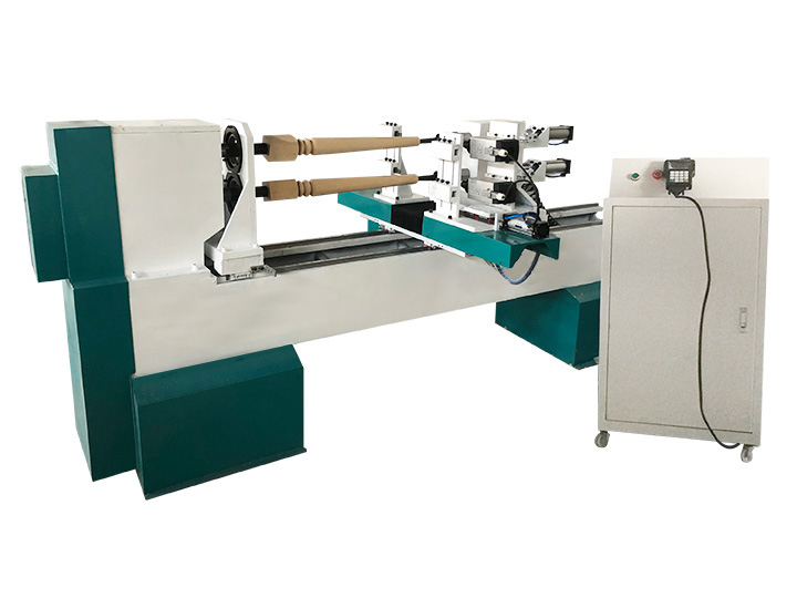 image thumbnail for post New Design Automatic CNC Wood Lathe Machine